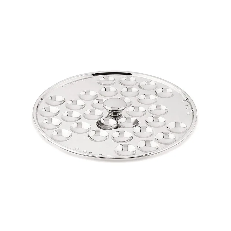 BERGNER Argent Triply Stainless Steel Multi Kadai with Steaming Accessories 6L | 26CM — image 3
