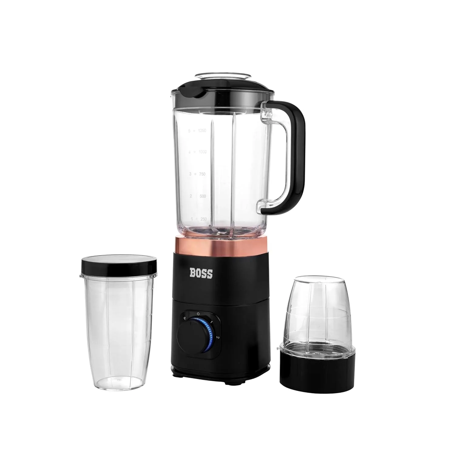 BOSS Multi-Purpose Mixer Blender with Grinding Jar | Rust Resistant Plastic Body