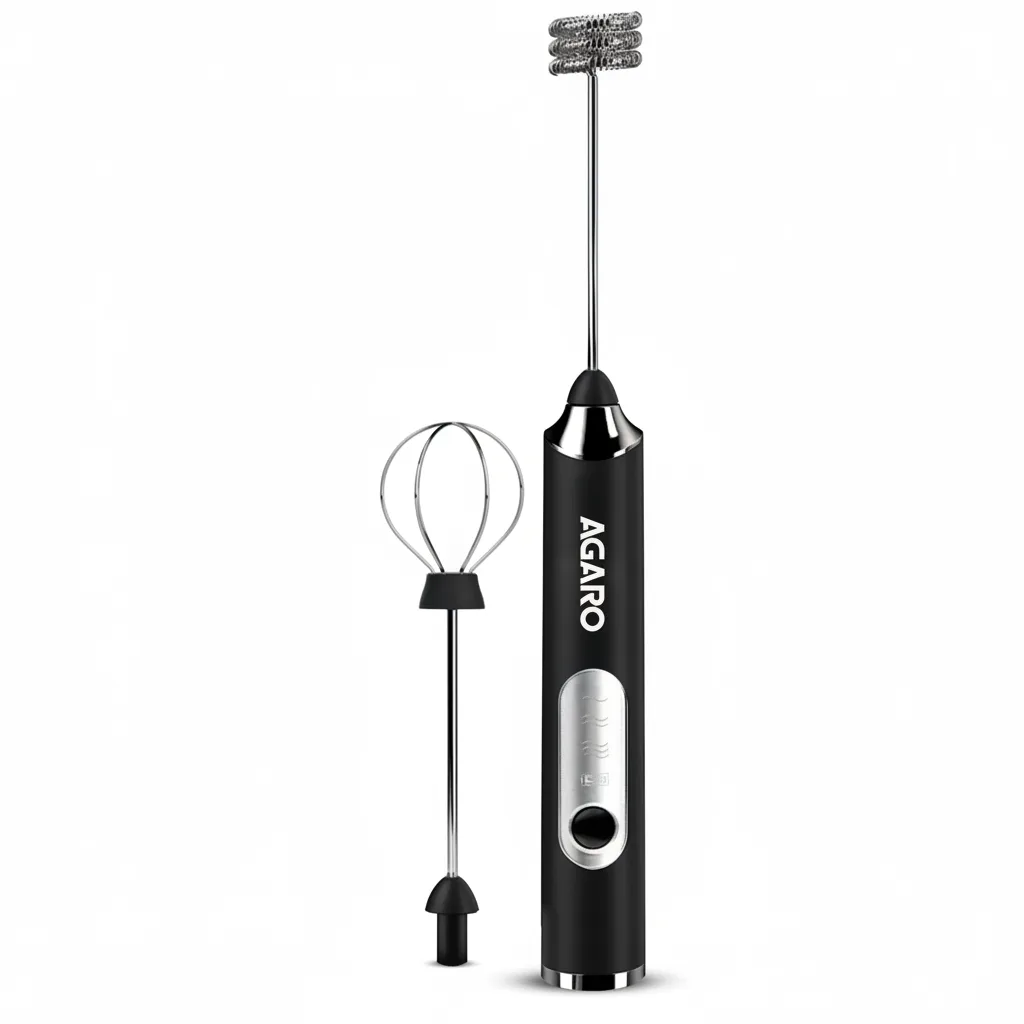 AGARO Royal Handheld Milk Frother & Coffee Whisk Set