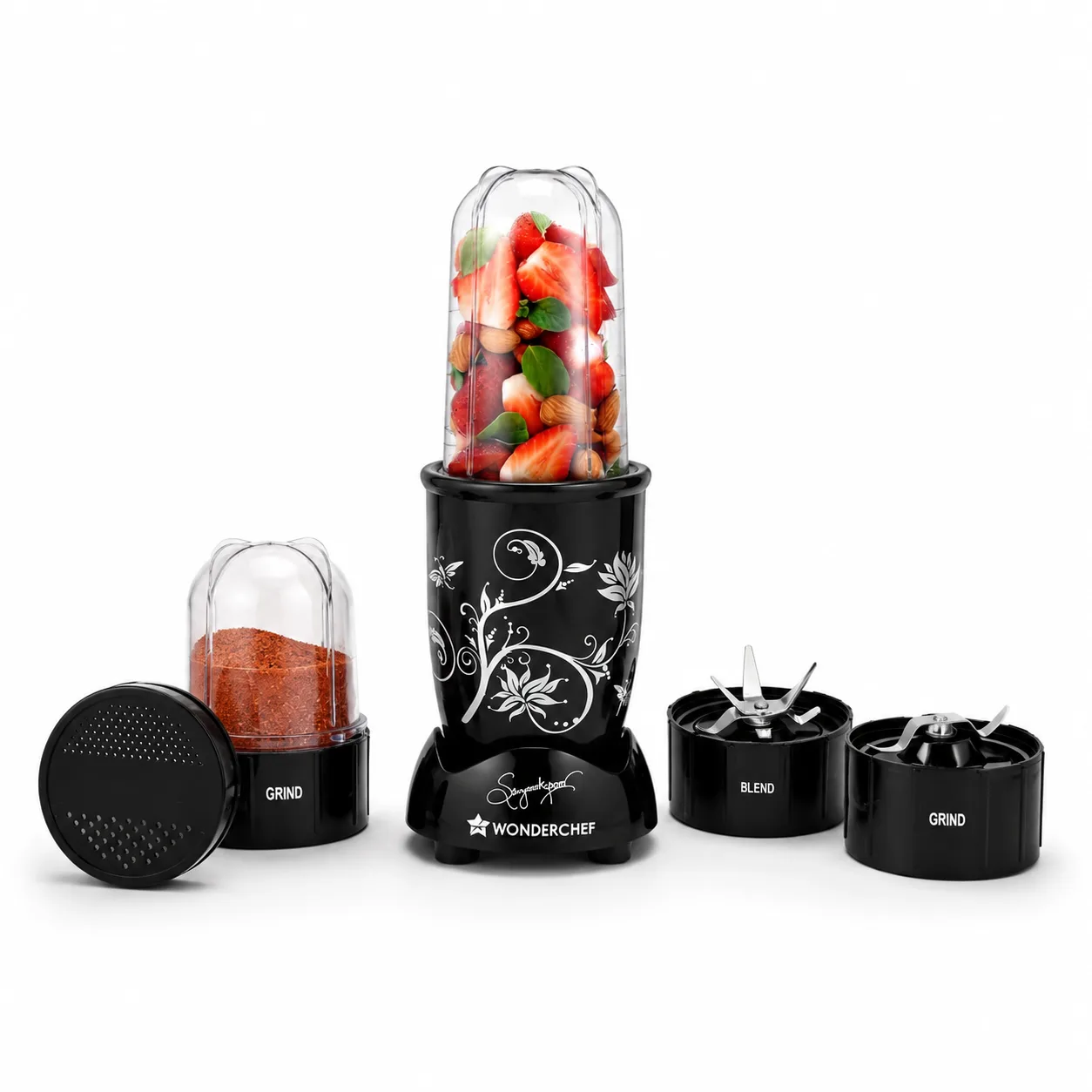 Wonderchef Nutri-Blend Mixer Grinder with Multi Jars