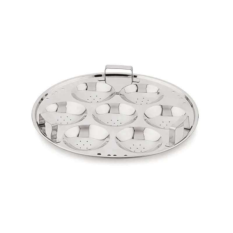 BERGNER Argent Triply Stainless Steel Multi Kadai with Steaming Accessories 6L | 26CM — image 2