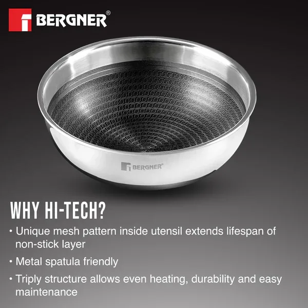BERGNER Triply + Hi-Tech Stainless Steel Tasla — image 4