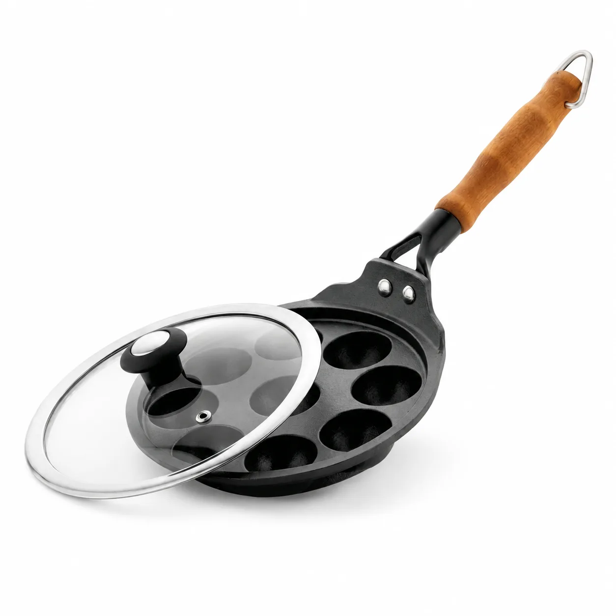 Varudi Premium Cast Iron Appam & Paniyaram Maker