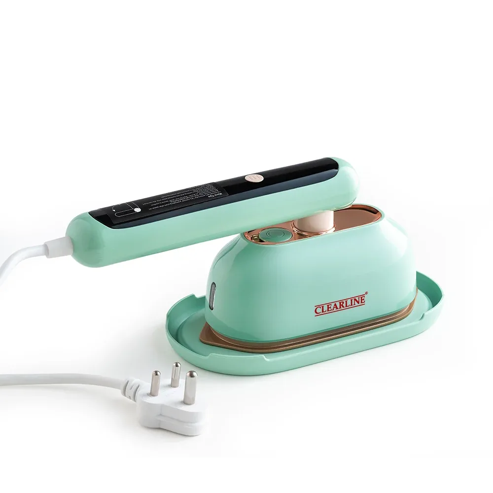 Clearline Jet Press 2 in 1 Portable cum Travel Iron with Pump and Fabric Steamer