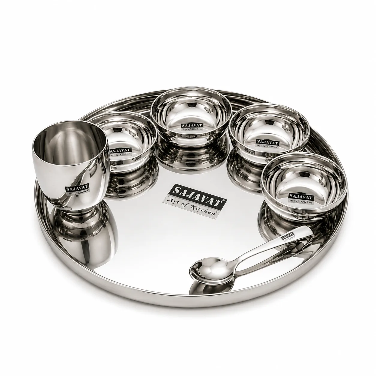 Sajavat Premium Stainless Steel 42-Piece Dinner Set