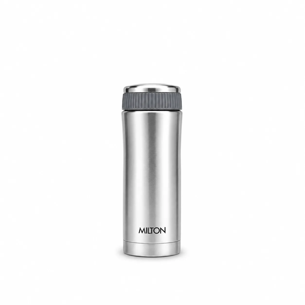 Milton OptimaThermosteel Hot and Cold Flask, Silver | ISI Certified | Vacuum Insulated