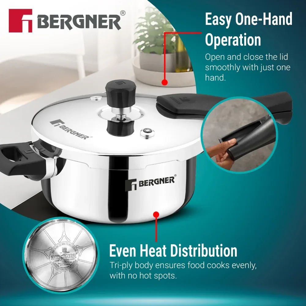 Bergner Argent Classic Triply Pressure Pan — image 3