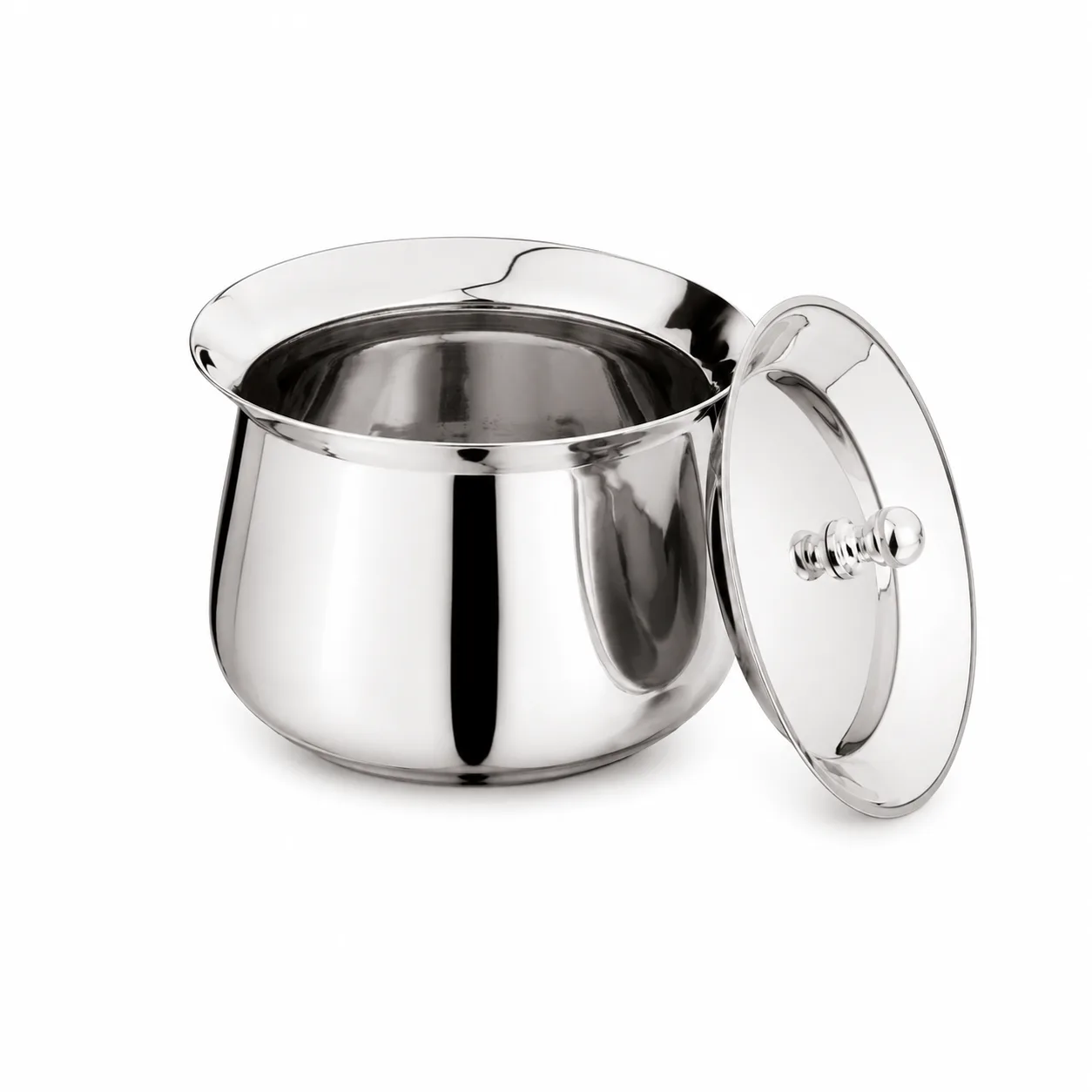 Mukti mudhiras rice and curry pot | Stainless steel