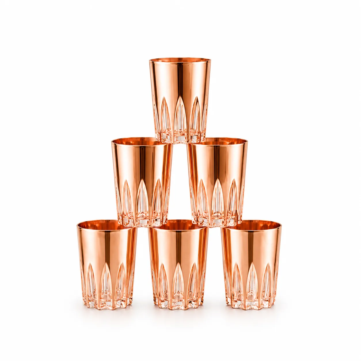Premium Copper Drinking  Glass Set