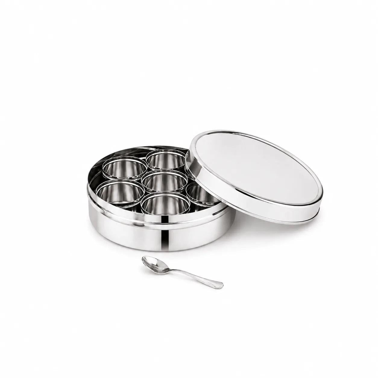 Mukti masala box organizer with plain lid