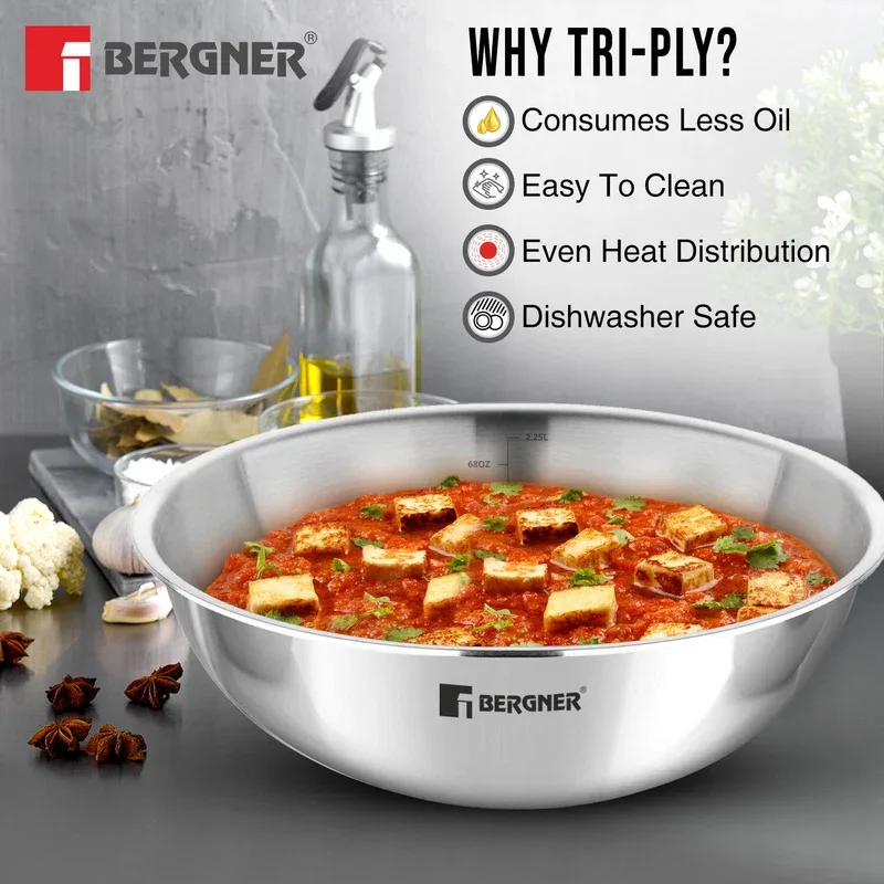 Argent Tri-Ply Stainless Steel Tasra — image 3