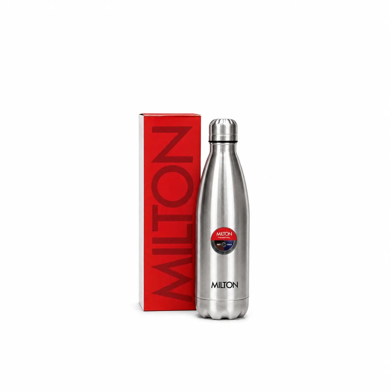 Milton Duo DLX  Thermosteel Water Bottle , 24 Hr Hot and Cold I Leak Proof Lid