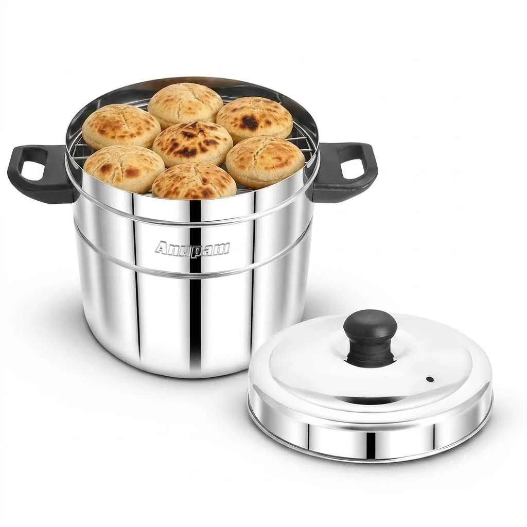 Anupam Bati Maker Multipurpose Gas Tandoor Oven | stainless steel