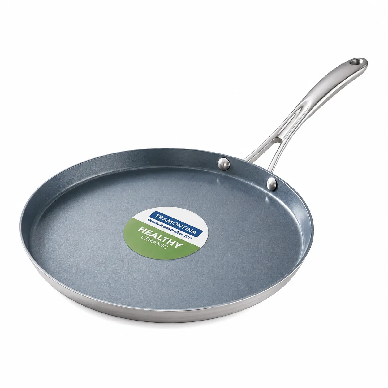 TRAMONTINA Fusao Triply Ceramic Dosa Tawa | Healthy Non-Stick Cookware
