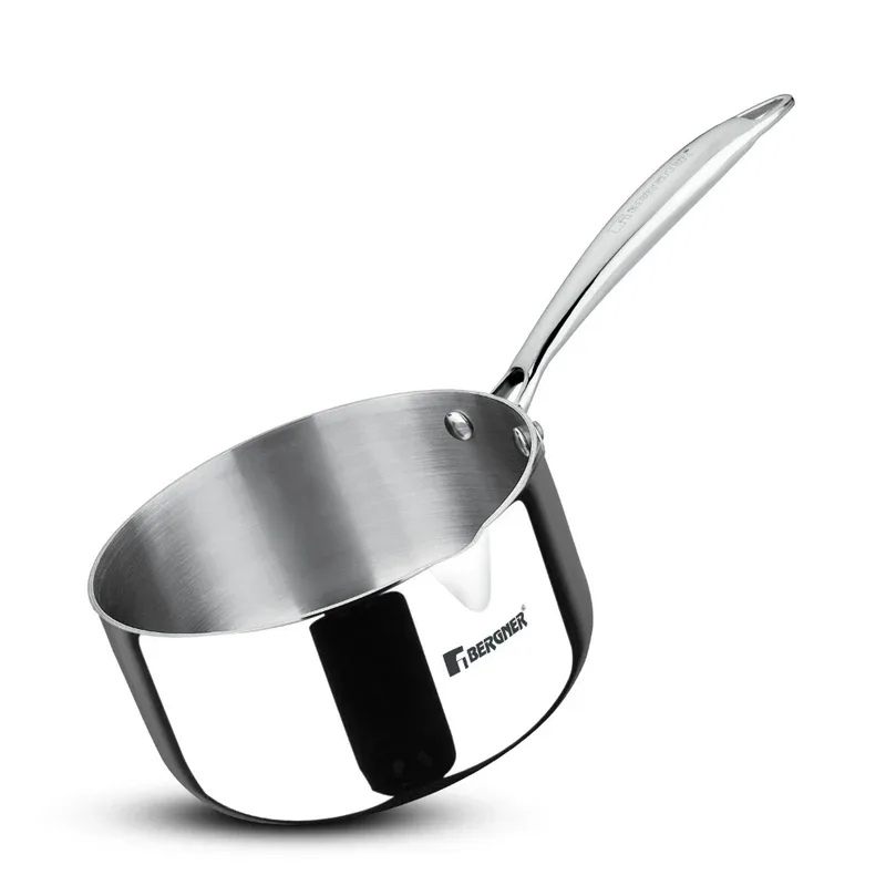 BERGNER Argent Triply Stainless Steel Saucepan